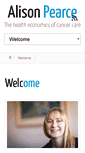 Mobile Screenshot of alisonpearce.net